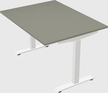 Single motor electric desk