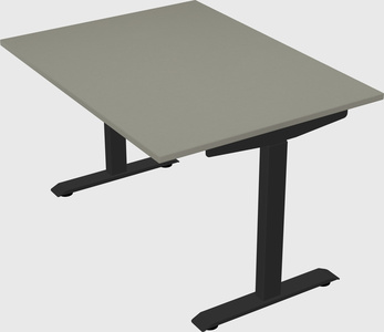Single motor electric desk