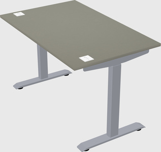 Single motor electric desk