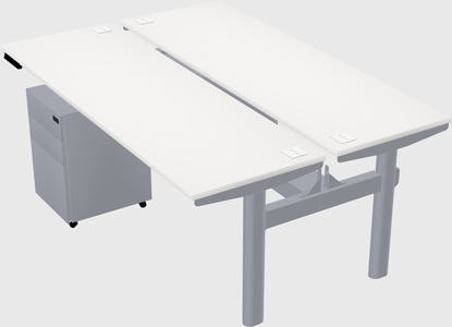 Shared electric desk
