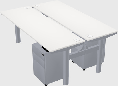 Shared electric desk