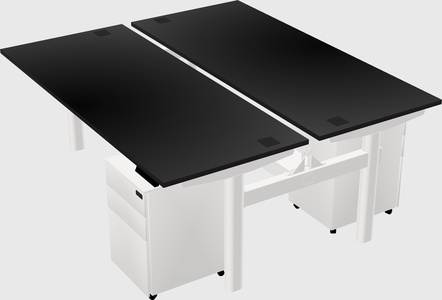 Shared electric desk