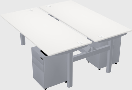 Shared electric desk