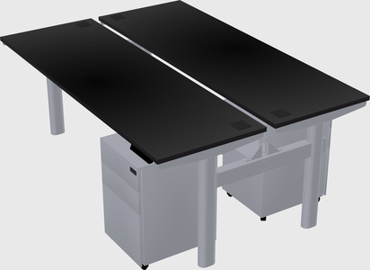 Shared electric desk