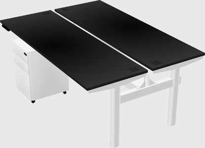 Shared electric desk