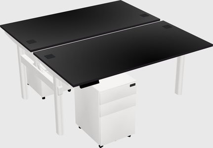Shared electric desk