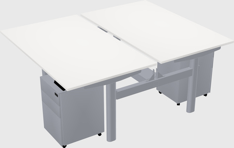 Shared electric desk