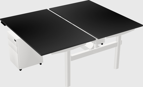 Shared electric desk