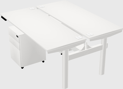 Shared electric desk