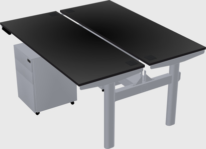 Shared electric desk