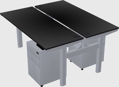 Shared electric desk