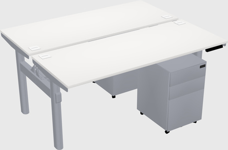 Shared electric desk