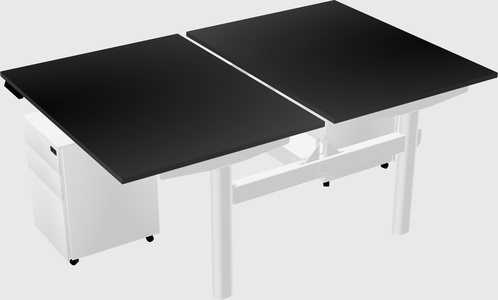 Shared electric desk