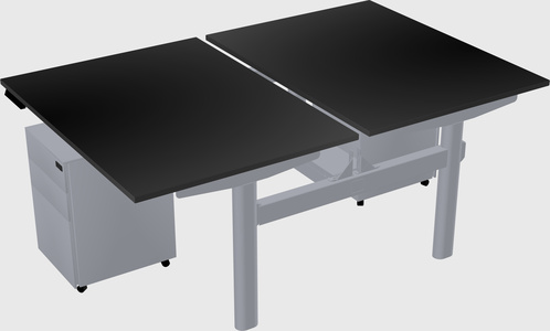 Shared electric desk