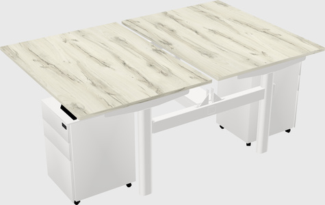 Shared electric desk