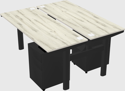 Shared electric desk