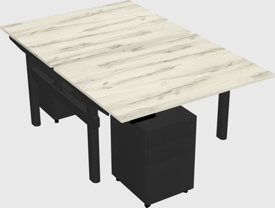 Shared electric desk