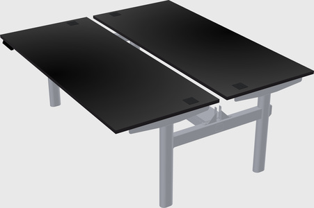 Shared electric desk