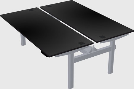 Shared electric desk