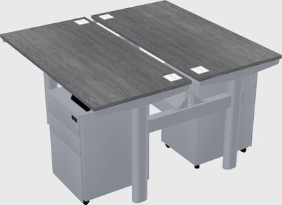 Shared electric desk