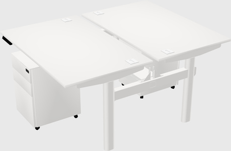 Shared electric desk