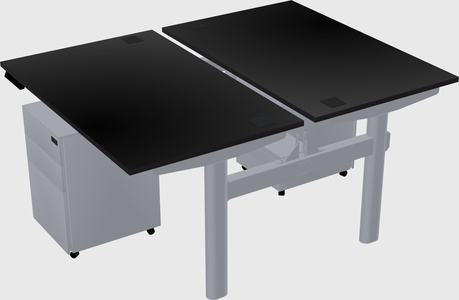 Shared electric desk