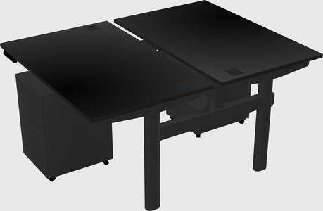 Shared electric desk