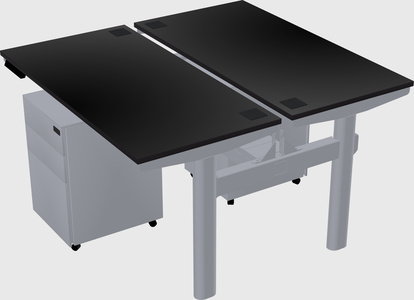 Shared electric desk