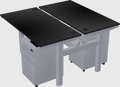 Shared electric desk