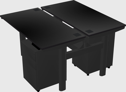 Shared electric desk