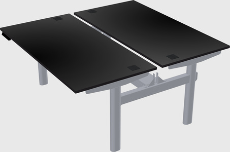 Shared electric desk