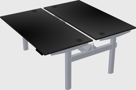 Shared electric desk