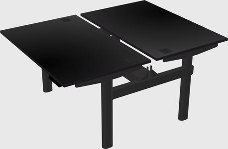 Shared electric desk