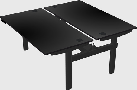 Shared electric desk