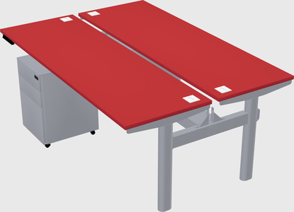 Shared electric desk