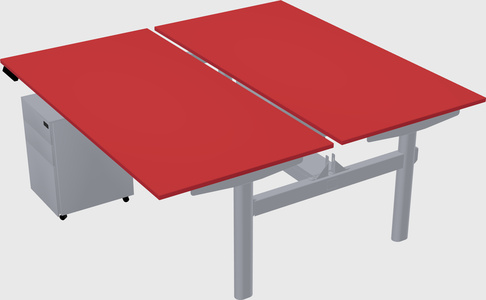 Shared electric desk