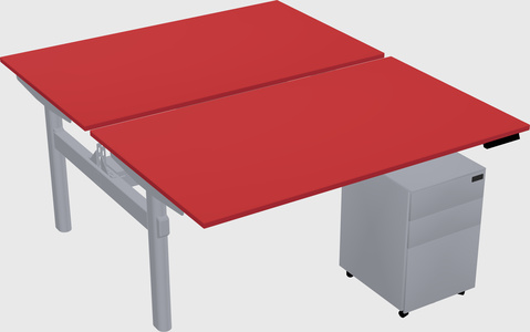 Shared electric desk