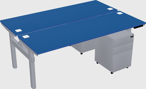 Shared electric desk