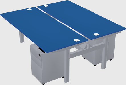 Shared electric desk