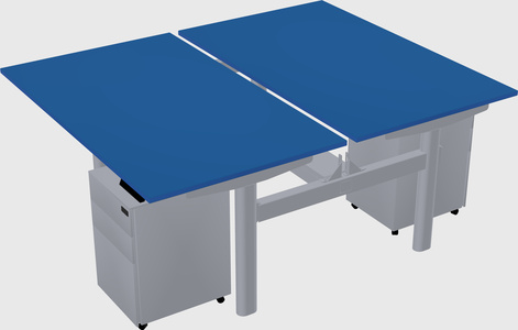 Shared electric desk