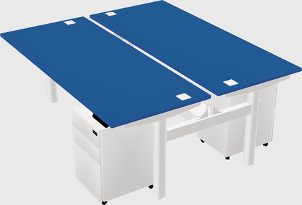 Shared electric desk