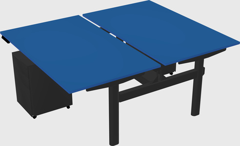 Shared electric desk