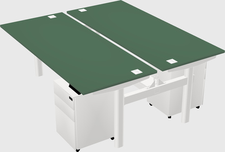 Shared electric desk