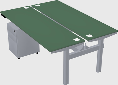 Shared electric desk