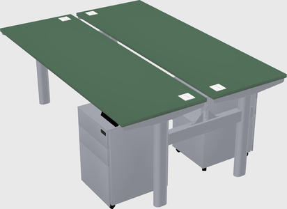 Shared electric desk