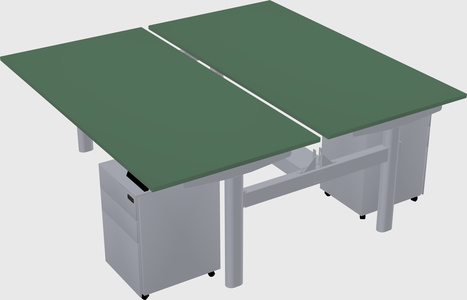 Shared electric desk