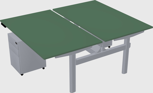 Shared electric desk