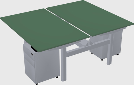 Shared electric desk