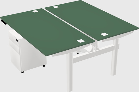 Shared electric desk