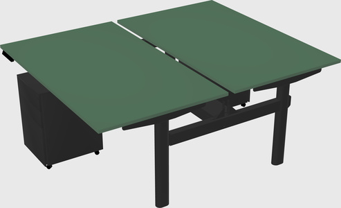 Shared electric desk